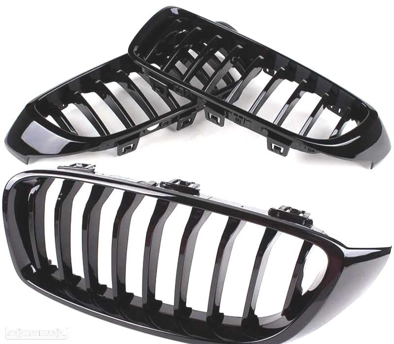 GRELHA BMW F32 F33 F36 13-18 LOOK M PERFORMANCE PRETO BRILHANTE - 2