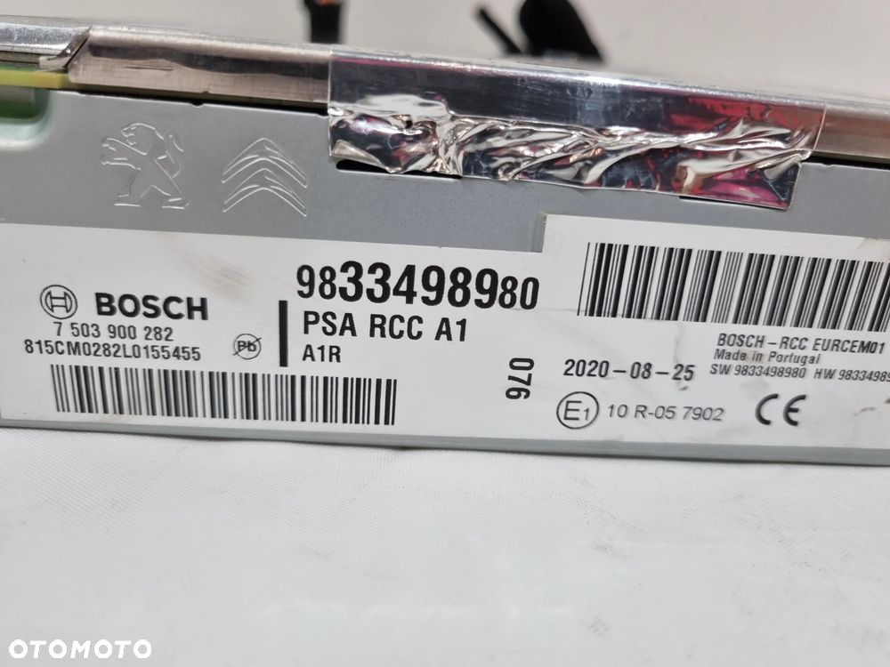 PEUGEOT 308 T9 3008 II 5008 II RADIO NAWIGACJA 9833498980 - 5