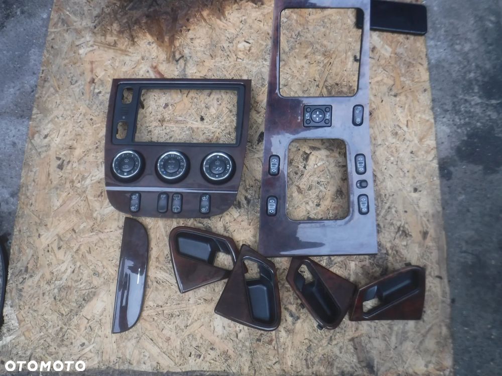 Mercedes ML Lift W163 ramka drewno komplet dekory - 14