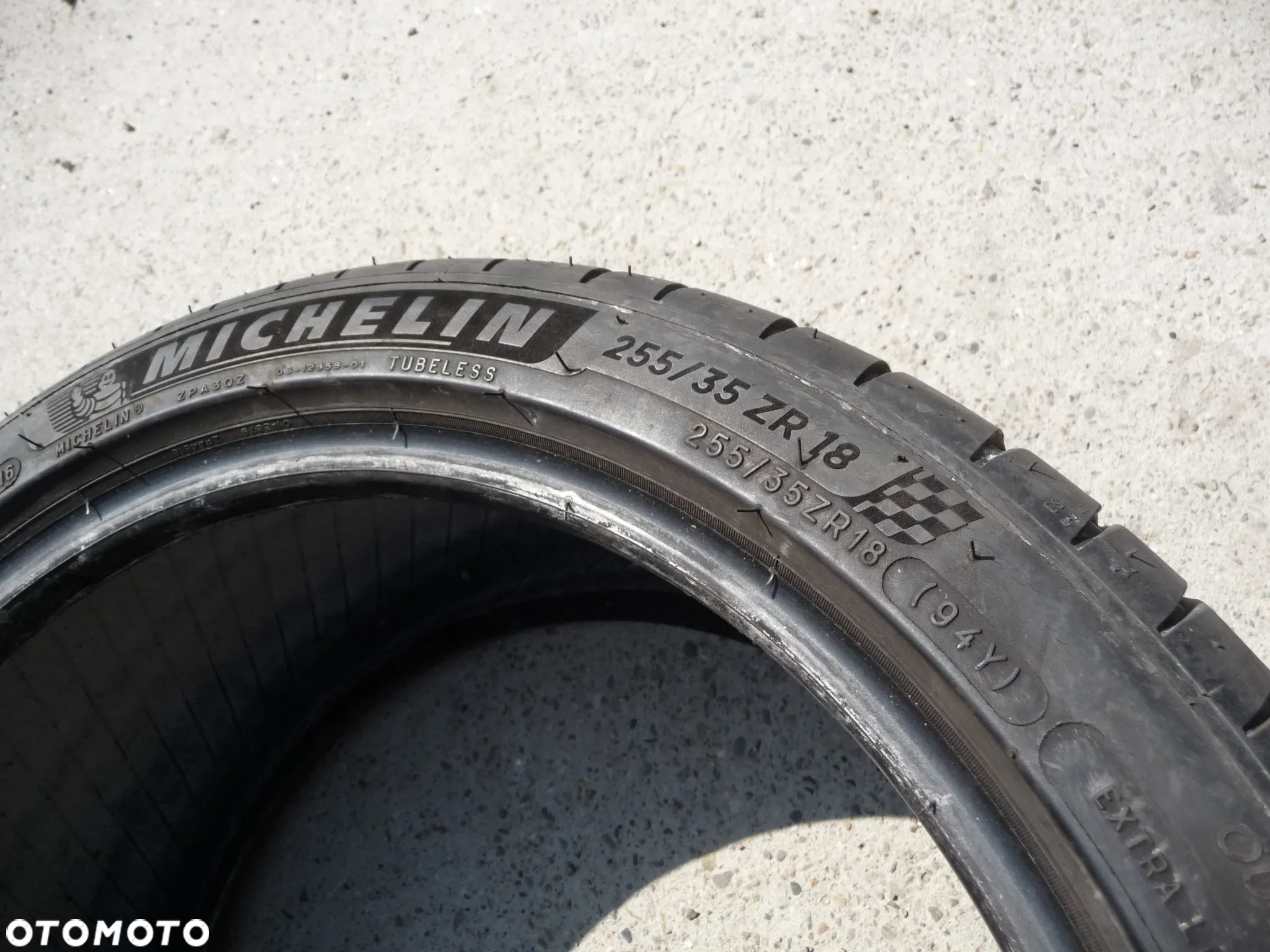 18” - MICHELIN - 255/35 , r18 cali - PILOT SPORT 4 - Letnie Opony PREMIUM - stan BDB - GWARANCJA !! + możliwy MONTAZ !! - 5