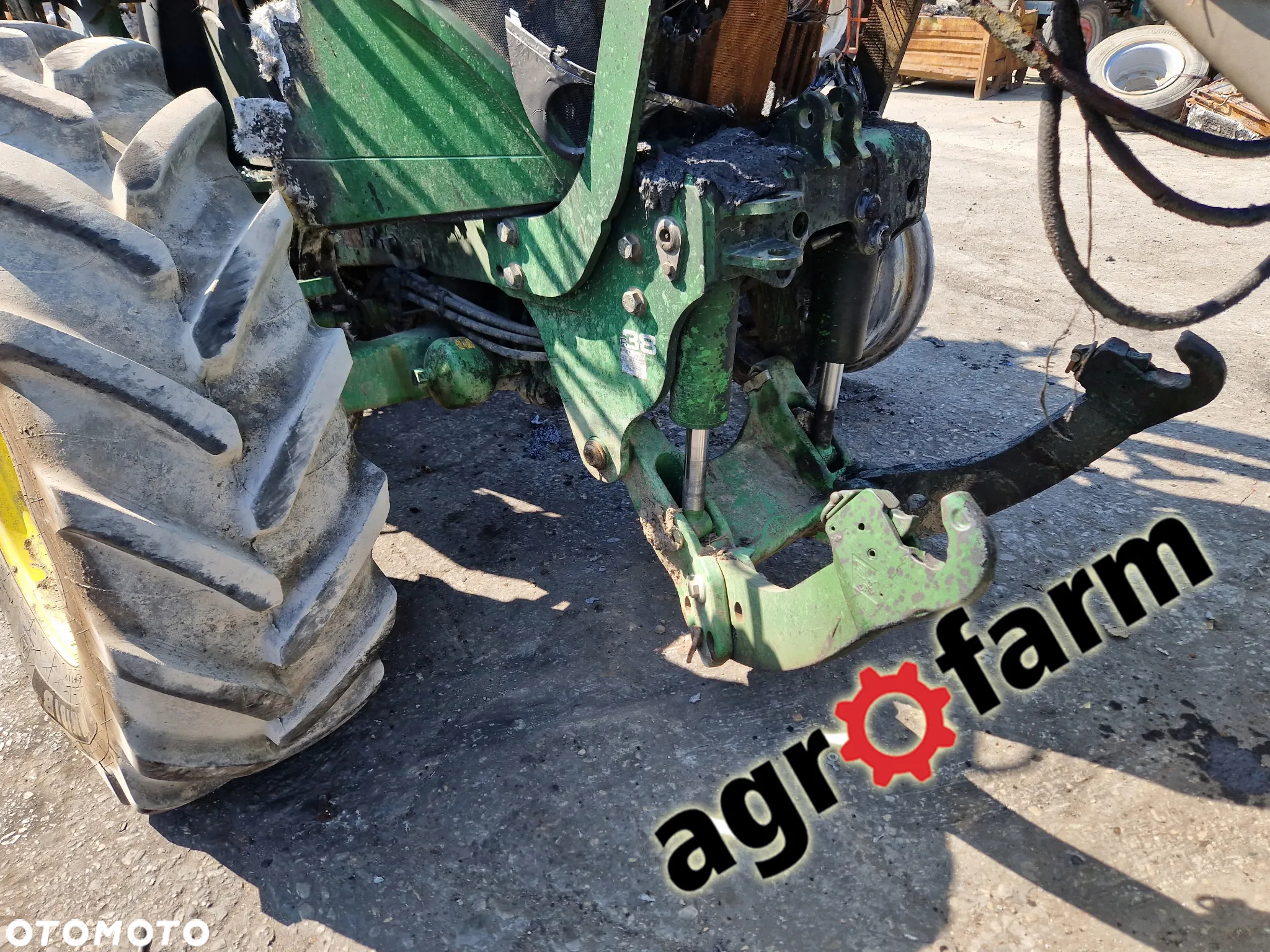 John Deere 6105 MC 6115 most skrzynia silnik zwolnica blok ładowacz TUZ - 2