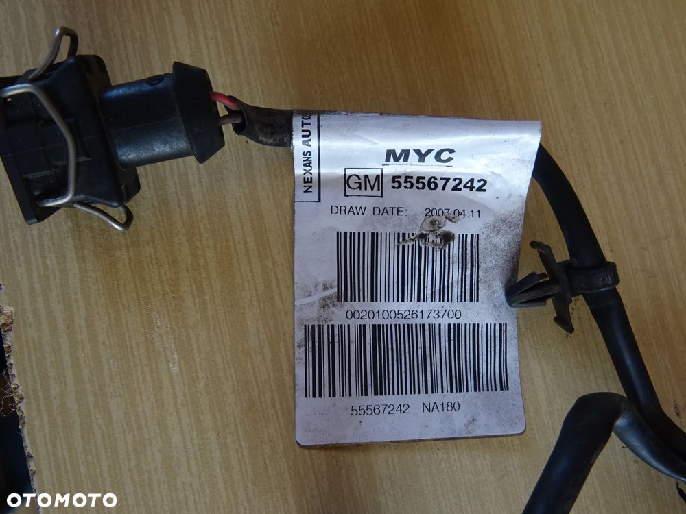 INSTALACJA WIĄZKA ELEKTRYCZNA WTRYSKÓW SILNIKA 1,6 TURBO A16LET ZAFIRA C ASTRA J INSIGNIA A CORSA D E MERIVA - 4