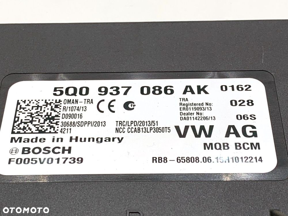 MODUŁ KOMFORTU  VW GOLF VII Variant (BA5, BV5) 2013 - 2022 2.0 TDI 110 kW [150 KM] olej napędowy - 4