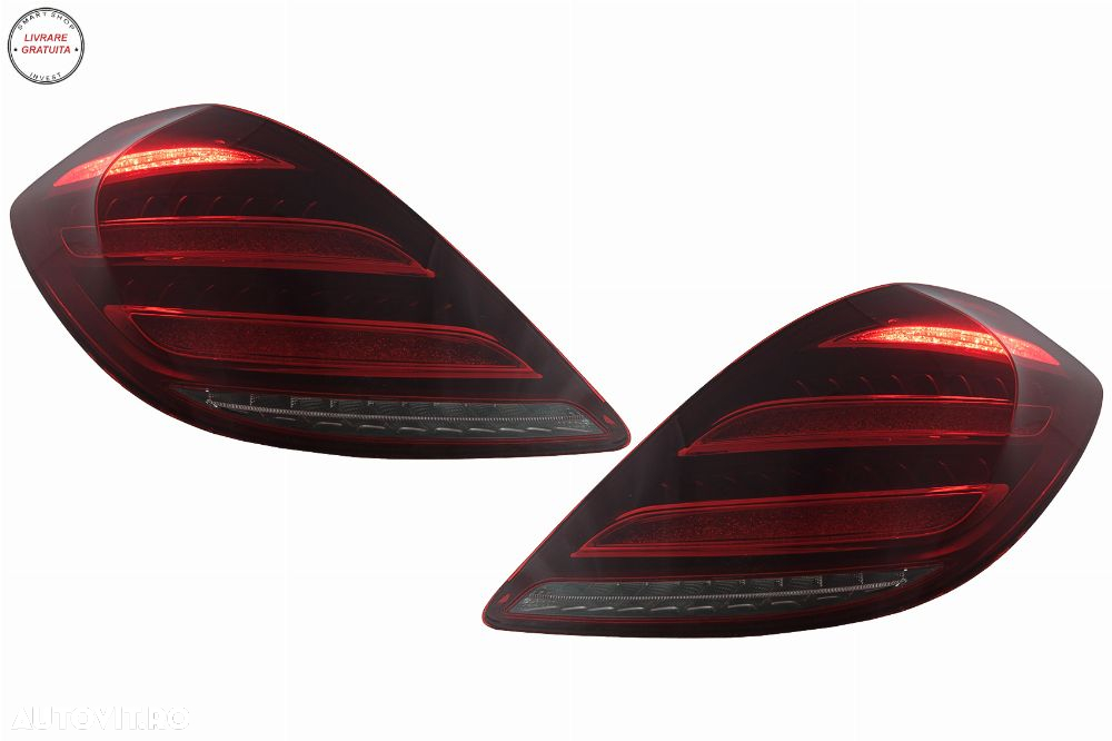Stopuri Full LED Mercedes S-Class W222 (2013-2017) Semnalizare Dinamica Facelift D- livrare gratuita - 14