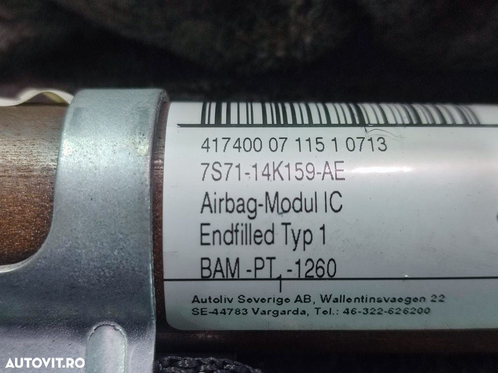 Airbag cortina dreapta 7S71-14K159-AE Ford Mondeo MK4 [2007 - 2010] 1 - 2