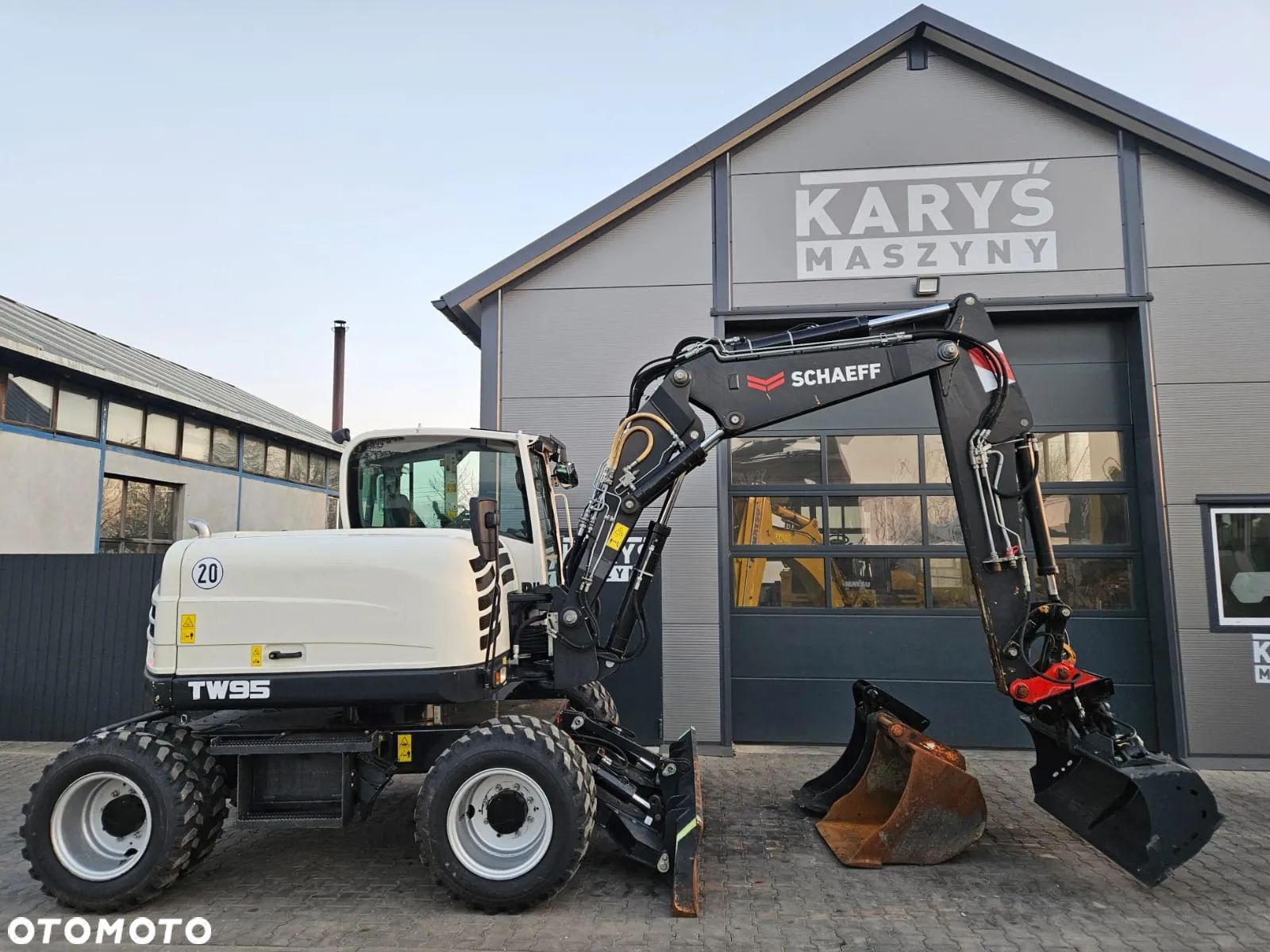 Terex KOPARKA KOŁOWA SCHAEFF TW95 TW 95 110 85  TEREX YANMAR 2019R 5000 MTG - 1