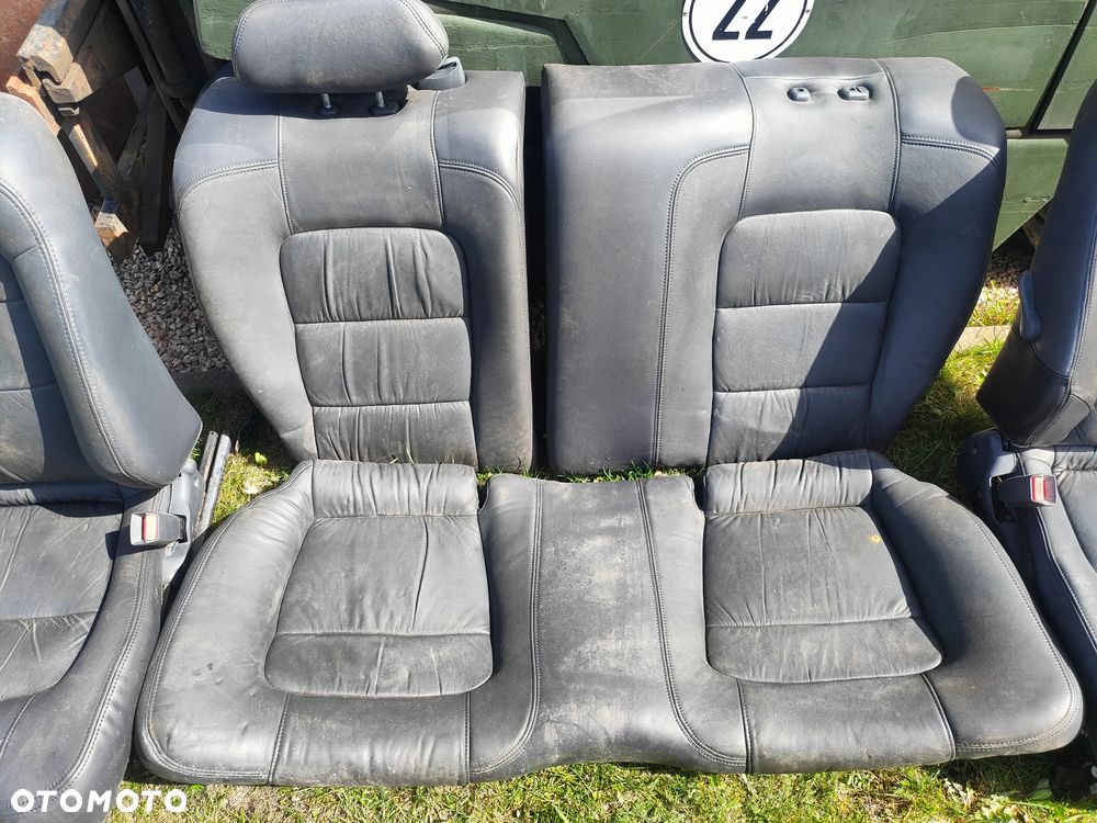 Honda Accord VI Coupe 98-02 Fotele fotel skórzane czarne komplet - 8