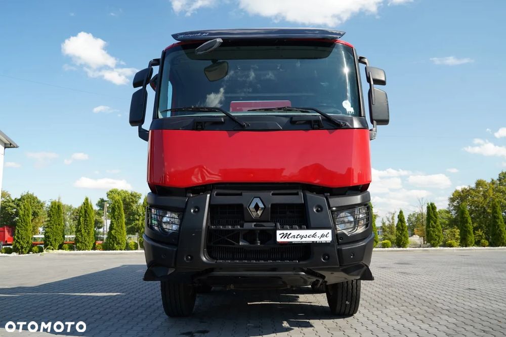 Renault C 430 / 8x4 / WYWROTKA  DWUSTRONNA - 6M / HYDROBURTA / KLAPODRZWI / OPONY 100% / SPROWADZONY - 3