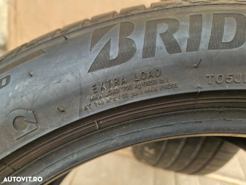 2 Bridgestone R17 225/50 Anvelope de vară DOT1022 - 8