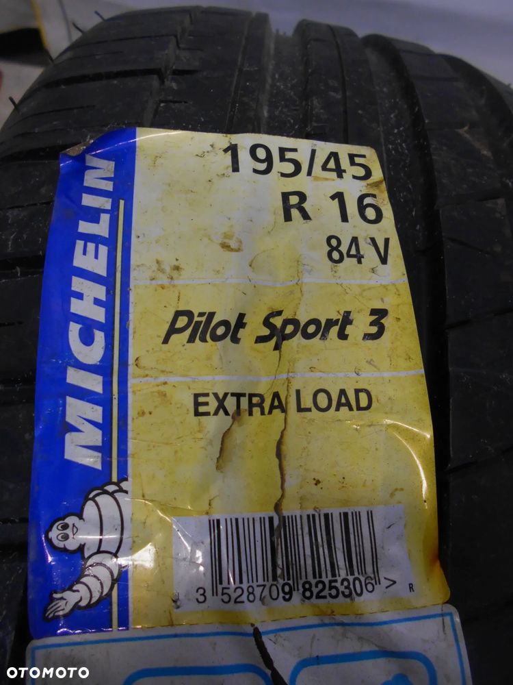 OPONY 195/45R16 MICHELIN PILOT SPORT 3 DOT 0213 7.5MM - 5