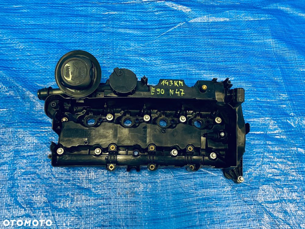 POKRYWA ZAWORÓW DEKIEL N47 2.0D BMW E60 E61 E81 E82 E83 E84 E87 E90 E91 ; 7797613 ORYGINAŁ - 1