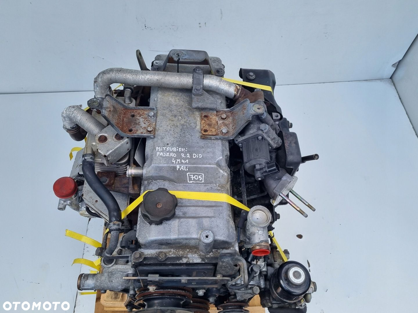 SILNIK KOMPLET Mitsubishi Pajero III 3.2 DID 154tyś 4M41 - 3
