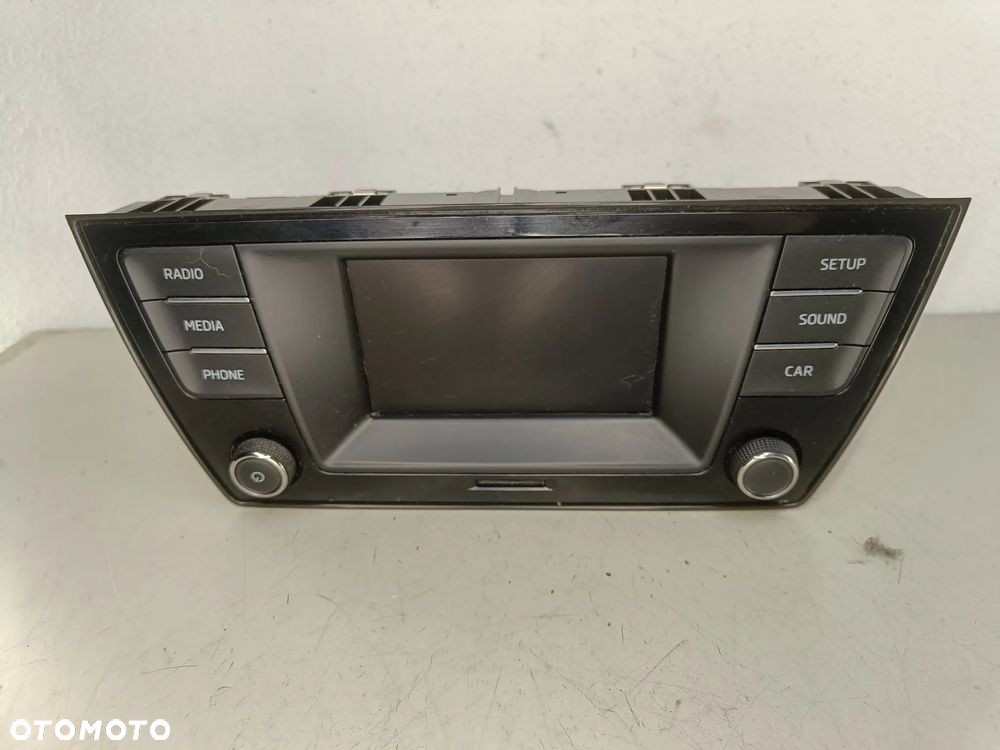 Radio Skoda Fabia 3 III Wyświetlacz Jednostka Czytnik 6V0035869D - 1