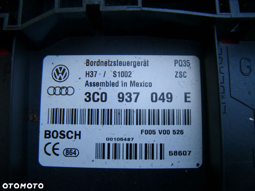 vw jetta III 07r  moduł bordnetz  3c0937049e - 2