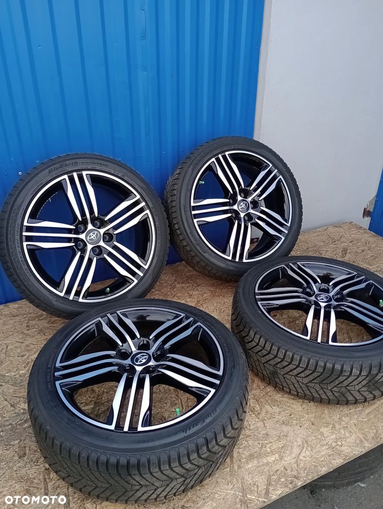 KOŁA ZIMOWE ALUMINIOWE TOYOTA C-HR 5X114 R19 7,5J ET50 OPONY 225/45 R19 96V YOKOHAMA BLUEARTH V905 - 1