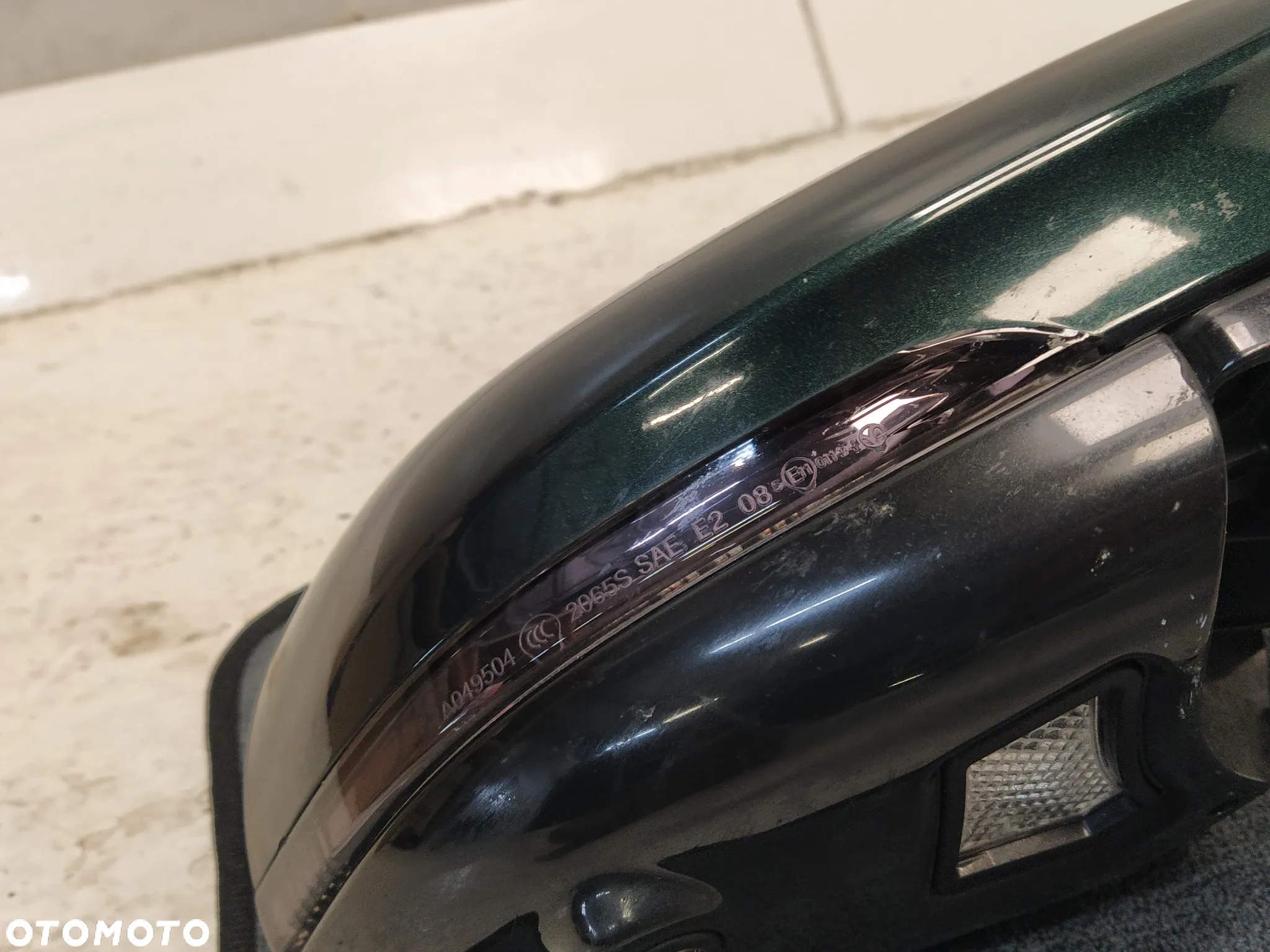 JAGUAR XJ XJR X351 LUSTERKO ZEWNĘTRZNE PRAWE 16+1 PIN KAMERA LAMPKA FOTOCHROM CZUJNIK MARTWEJ STREFY KOMPLETNE ORYGINAŁ - 7