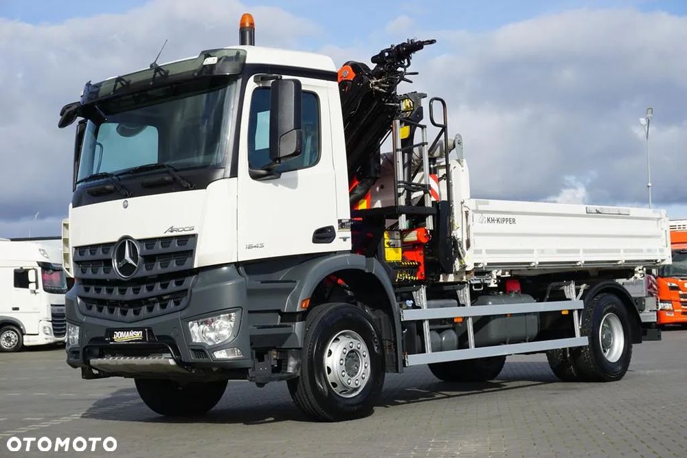 Mercedes-Benz / AROCS / 1843 / E 6 / WYWROTKA + HDS / ROTATOR / PALFINGER PK 13001 / WYSIĘG 17 M - 27