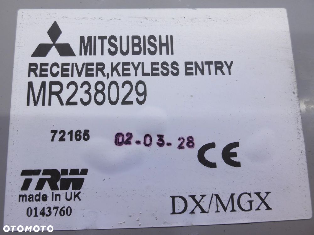 MODUŁ KOMFORTU MITSUBISHI CARISMA MR238029 - 2
