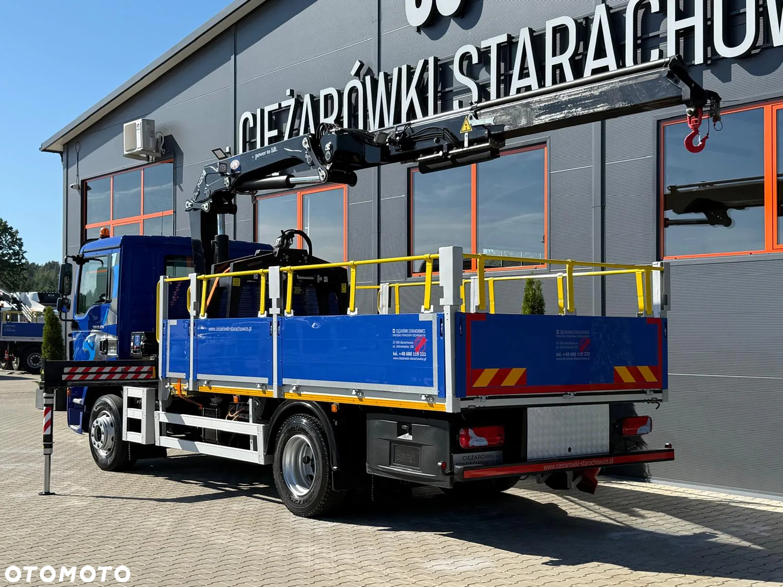 MAN TGM 15.250 skrzynia z żurawiem // E6 // HMF 1420 K1 HDS dzwig kran crane budowlanka - 9