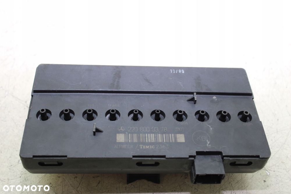 POMPKA MASAŻU FOTELA W220 W215 2208000378 POMPA STEROWNIK - 1