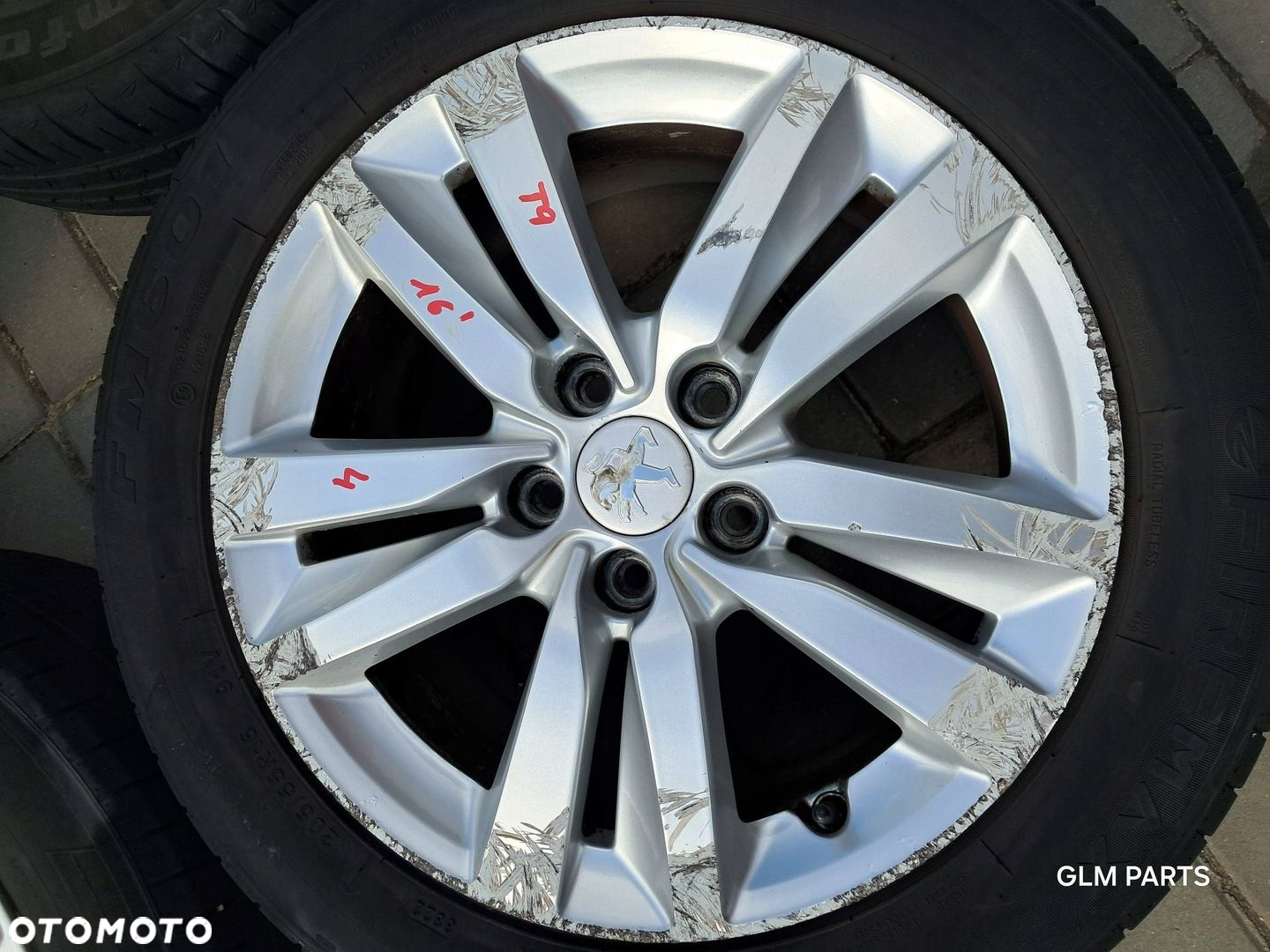 Peugeot 308 II T9 Felgi aluminiowe 16" koła LATO 205/55R16 5x108 - 16