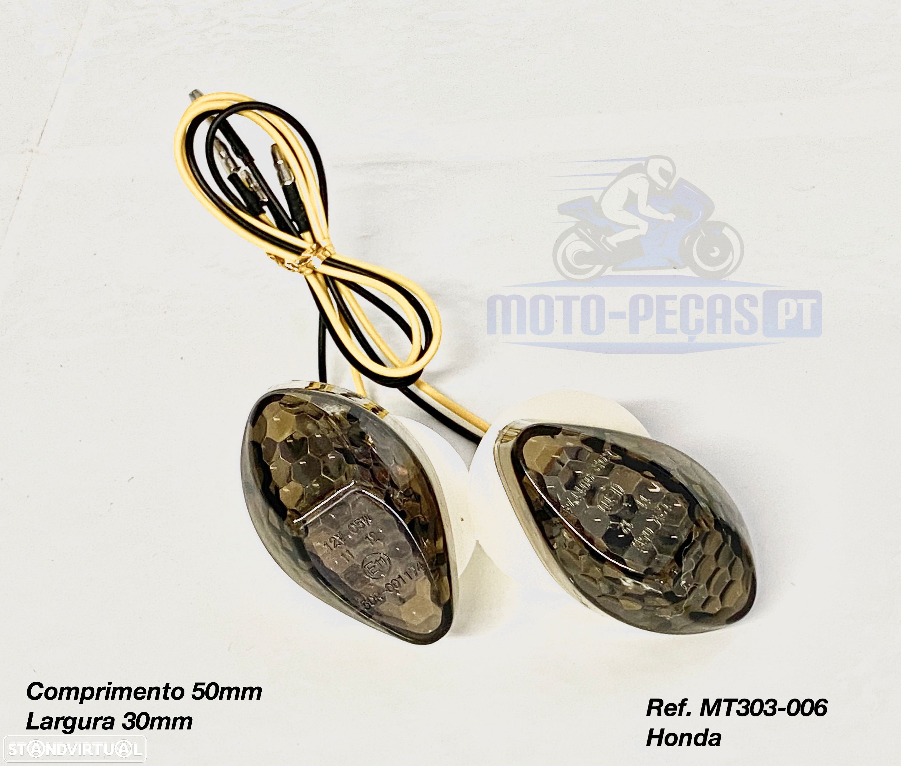 par piscas embutir honda cbr led - 1