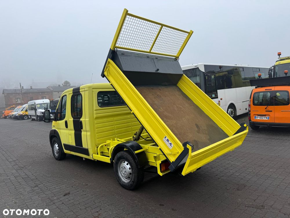 Fiat Ducato 2.3JTD Wywrotka Brygadówka Hak 3 Tony 7 Osobowa Klima Kiper I wł. - 10