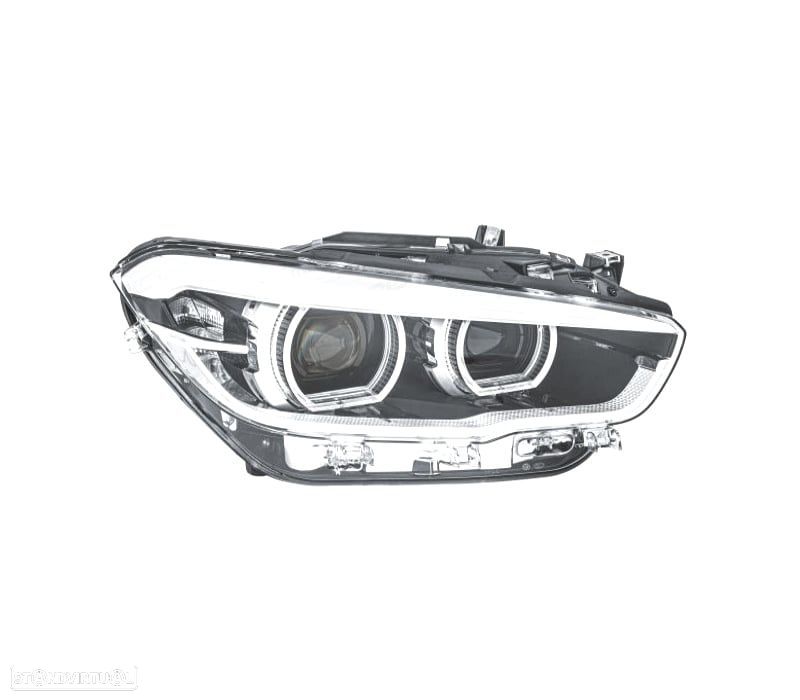 FAROL DIR FULL LED BMW F20 F21 15-19 FUNDO PRETO - 1