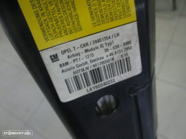 Airbag Cortina 601785501B OPEL ASTRA H SW 2006 ESQ - 3