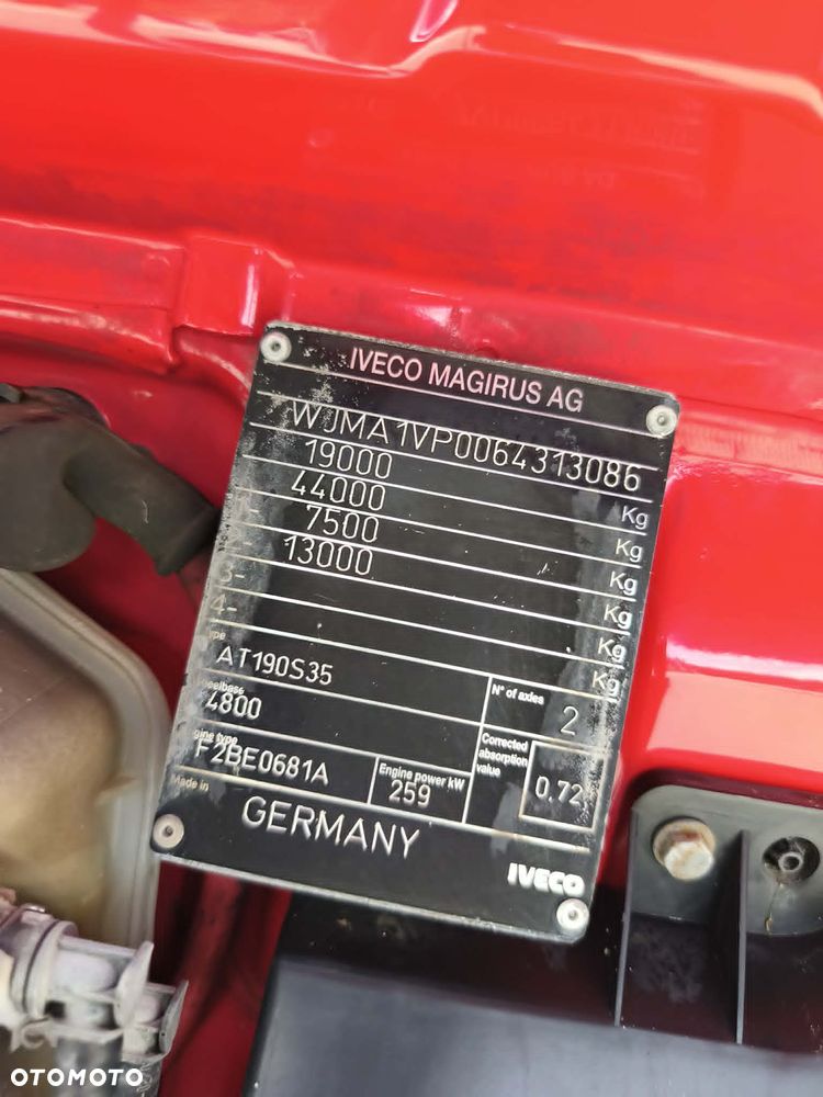 Iveco Stralis Manual tacho tarczki 2006 rok chłodnia Supra 550 - 21