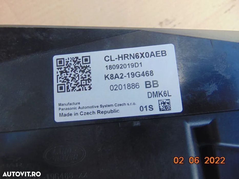 head-up Display range Rover Velar 2017+ head up display bord parbriz - 5