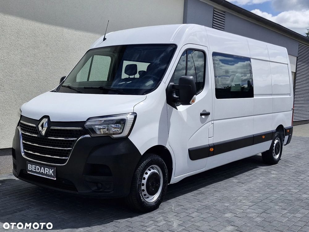 Renault Master, L3H2, BRYGADÓWKA, 7 miejsc, DOKA, hak, nawigacja, tempomat, klima - 3