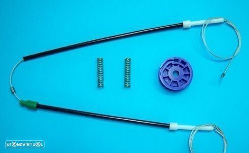 Kit reparação elevador dos vidros Vw Golf III / vento  (frente ou trás)  NOVO - 2
