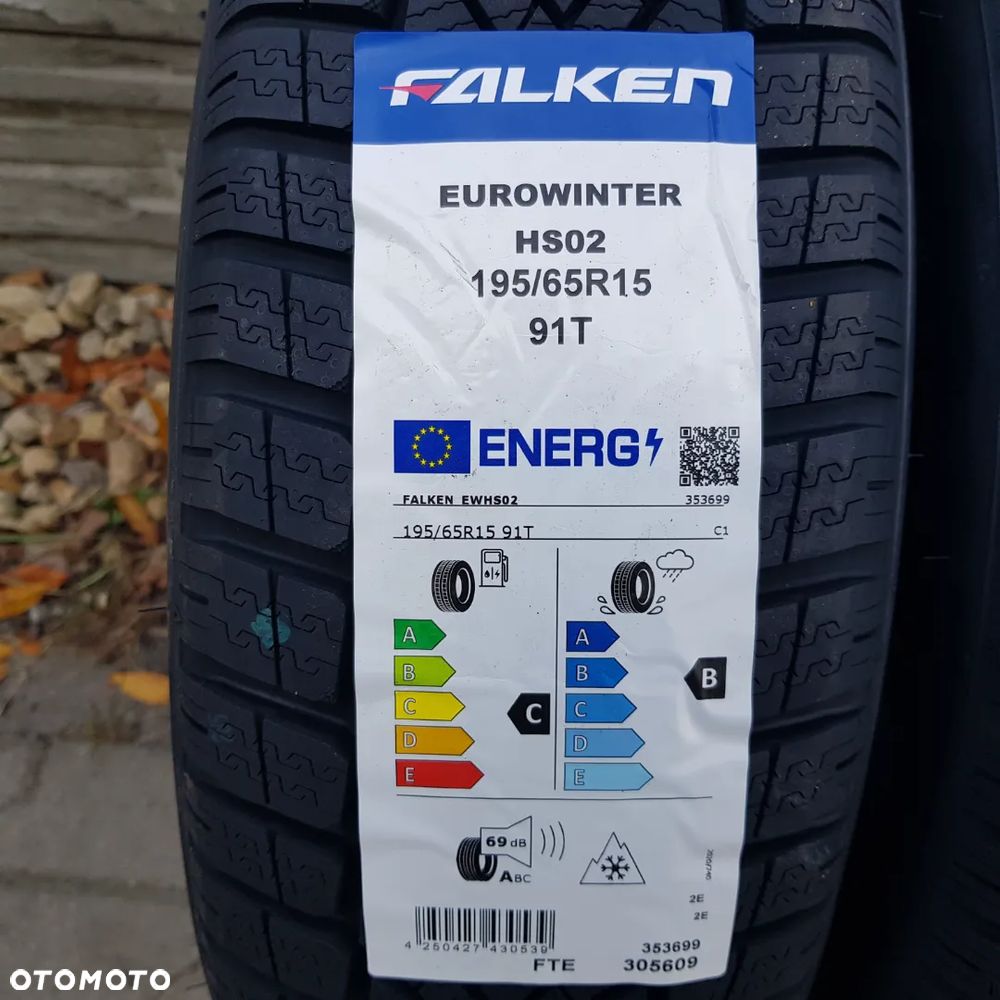 4x 195/65R15 Falken Eurowinter HS02 Nowy komplet opon zimowych Poznań - 2