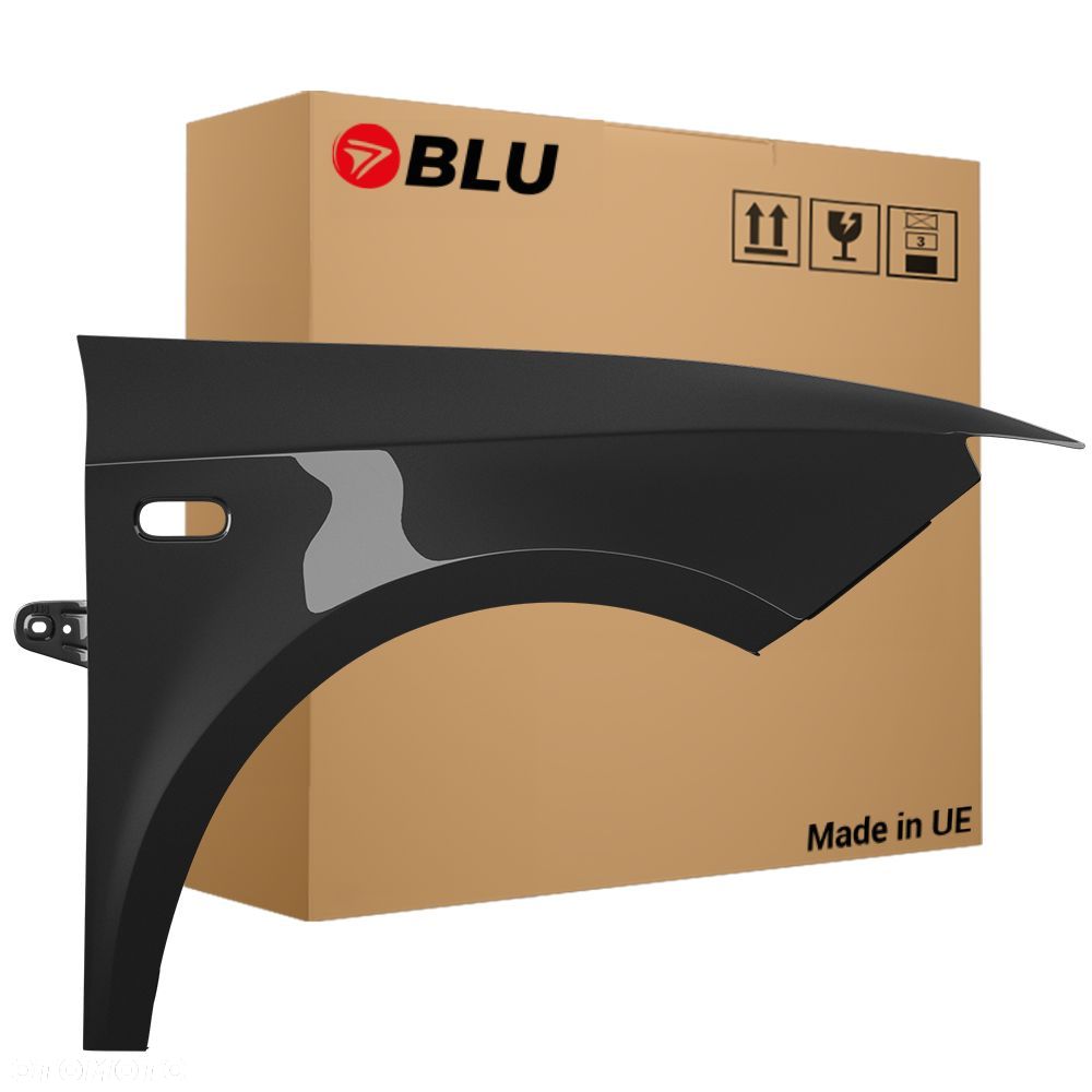 BLU Błotnik SEAT IBIZA IV 4 6J LW7Z prawy szary 08-17 przód Grau Track - 1