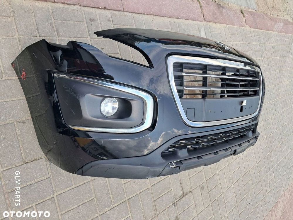 peugeot 3008 i lift zderzak przedni kompletny czarny ktv ryski - 3