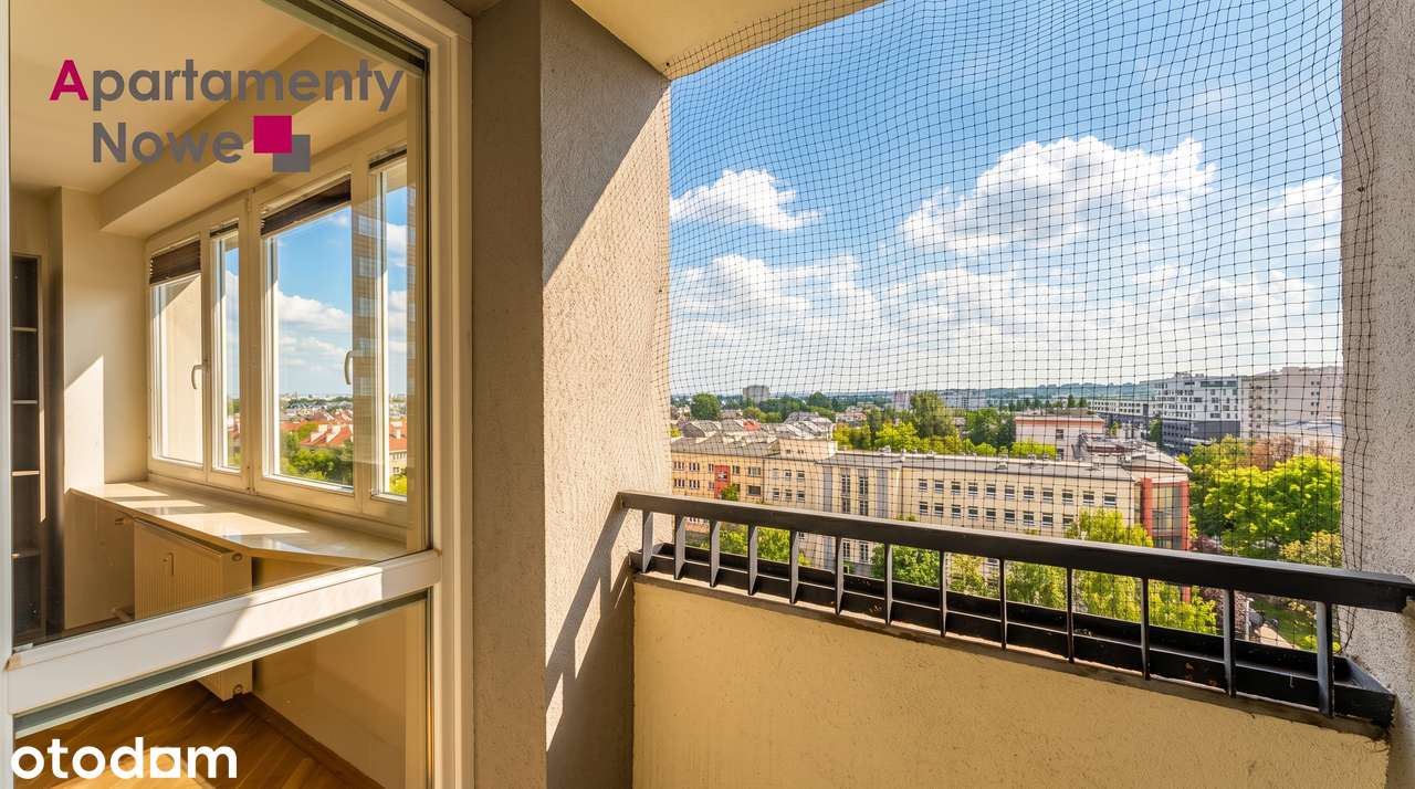 Przytulne, słoneczne studio 30m2 z pięknym widokiem ul.Królewska 55