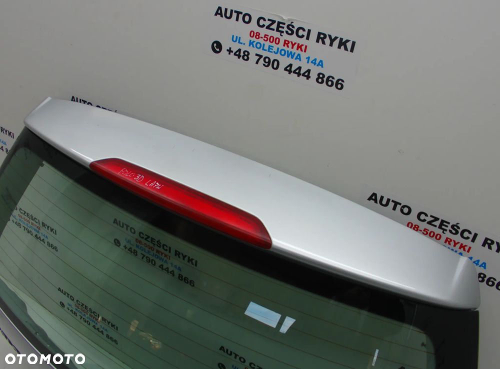 VW Polo 9N Klapa bagażnika LA7N - 4