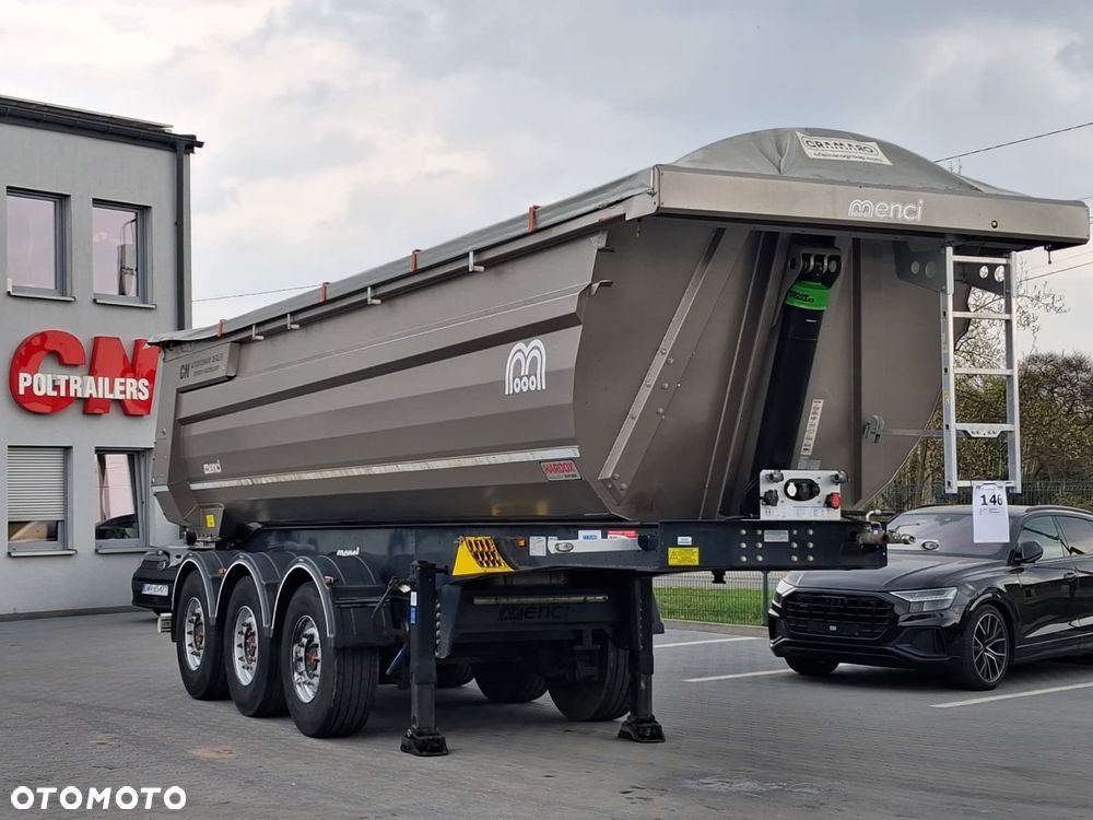 Menci Stalowa wywrotka 27m3, Elektryczny dach, Hardox - 2