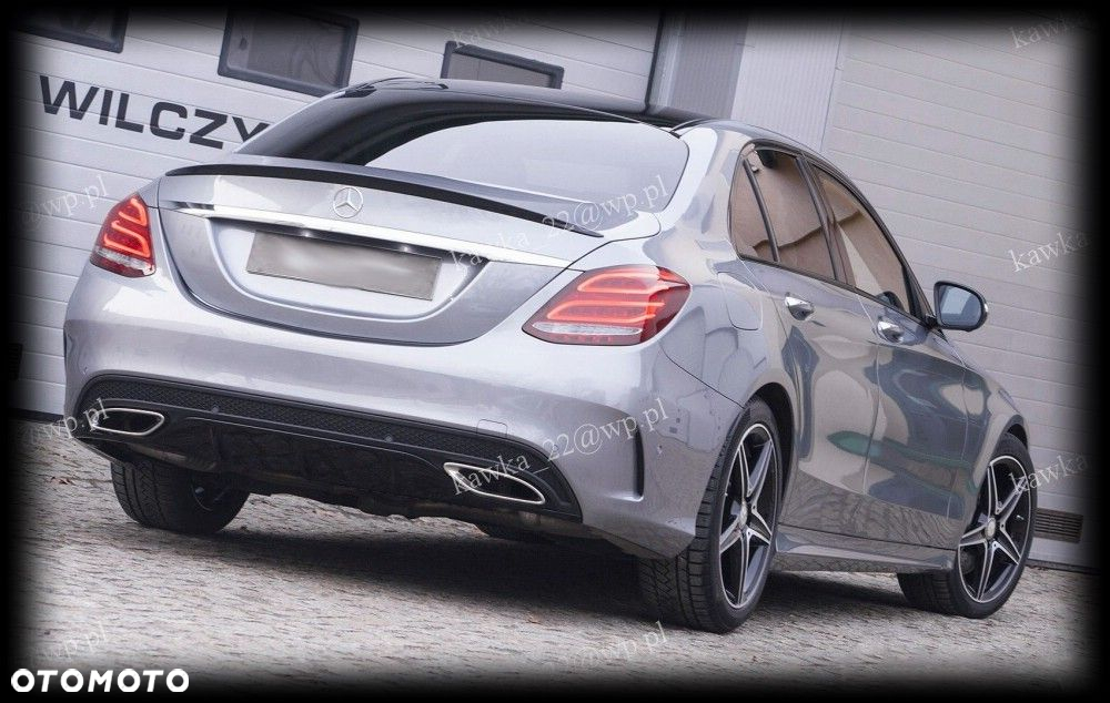 MERCEDES W205 SPOILER AMG LOTKA NA KLAPĘ PODKŁAD!! - 7
