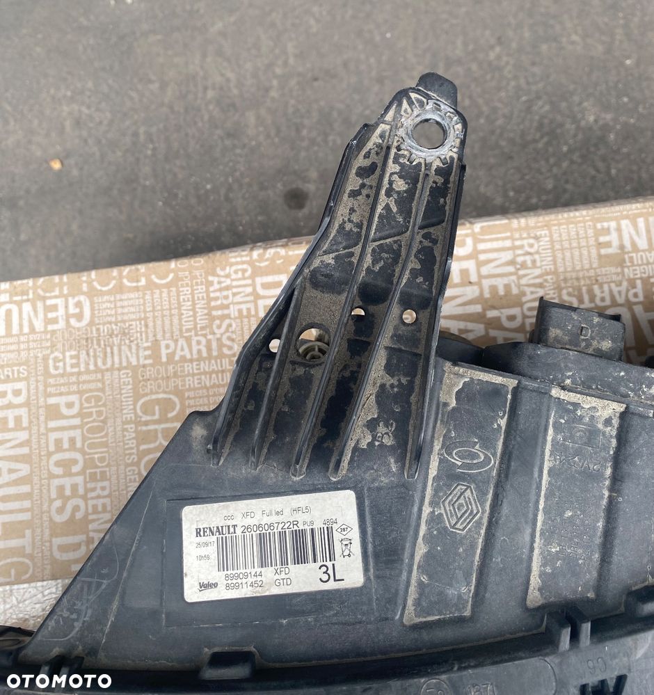 RENAULT TALISMAN Kompletna LAMPA PRZEDNIA LEWA REFLEKTOR LEWY PRZÓD FULL LED  LEDOWY  EUROPA FULLLED 260606722 R - 7
