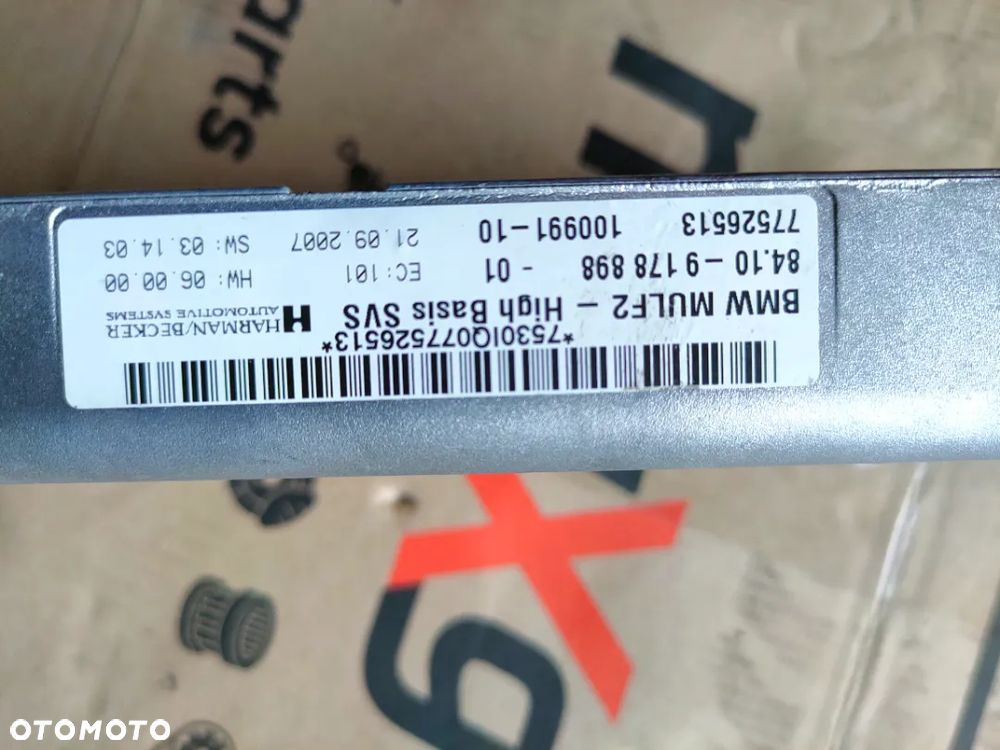 Moduł, sterownik Mulf 2, bluetooth BMW e 60, e 61 lift - 3