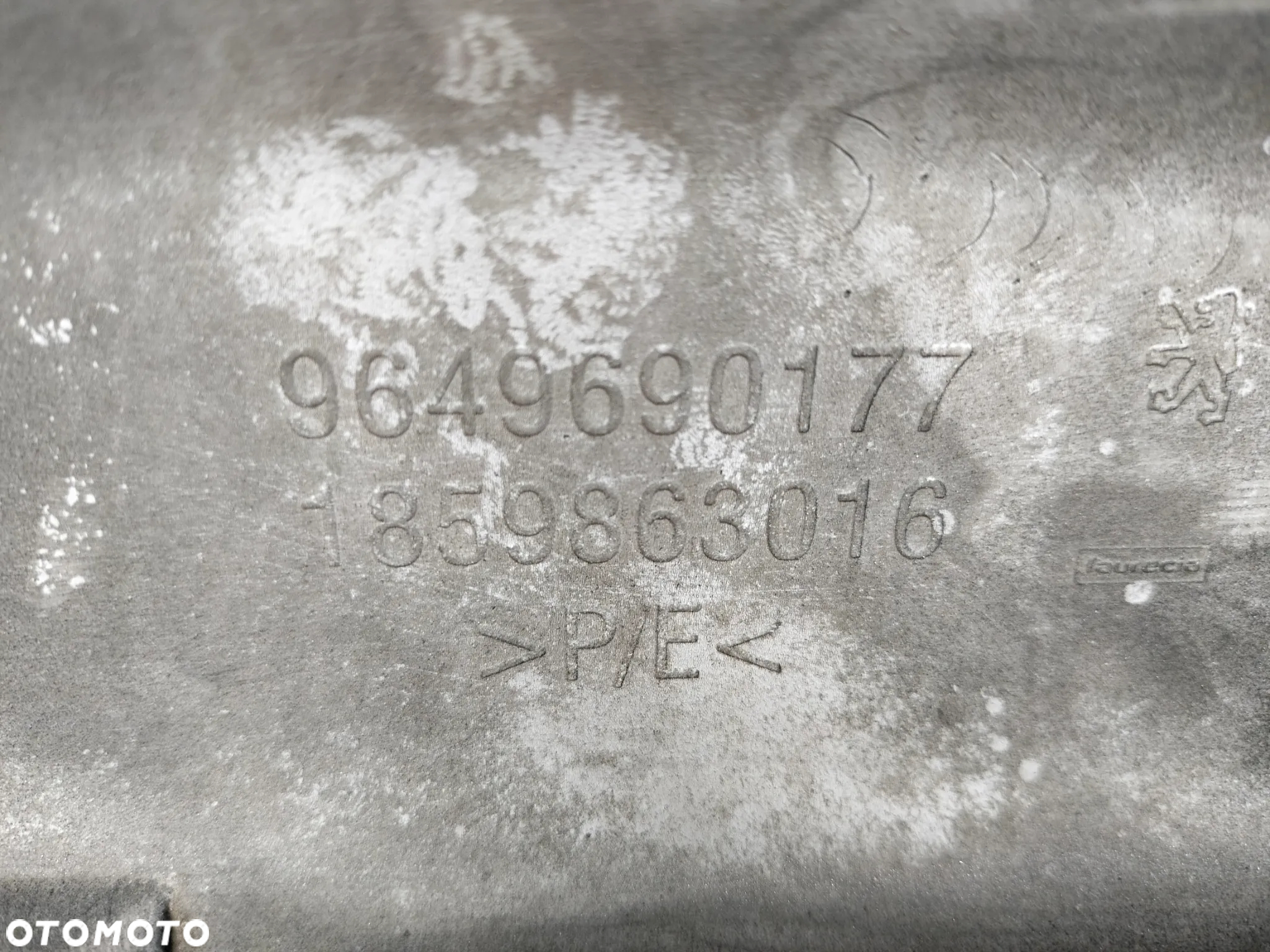 Peugeot 207 hb zderzak tylny tył 9649690177 - 11