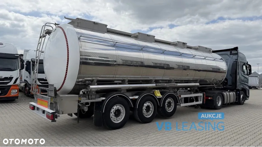 Ackermann VAN HOOL 3 AXLE SEMI TRAILER cysterna do przewozu materiałów niebezpiecznych - 5