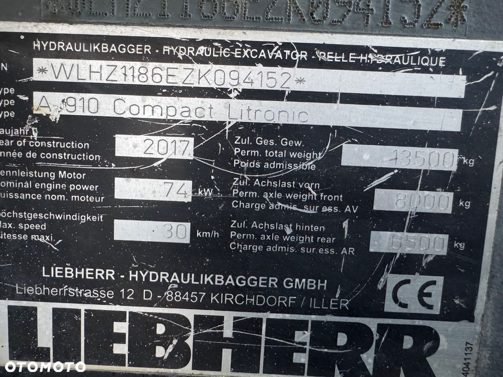 Liebherr A910 Compact Litronic - 17