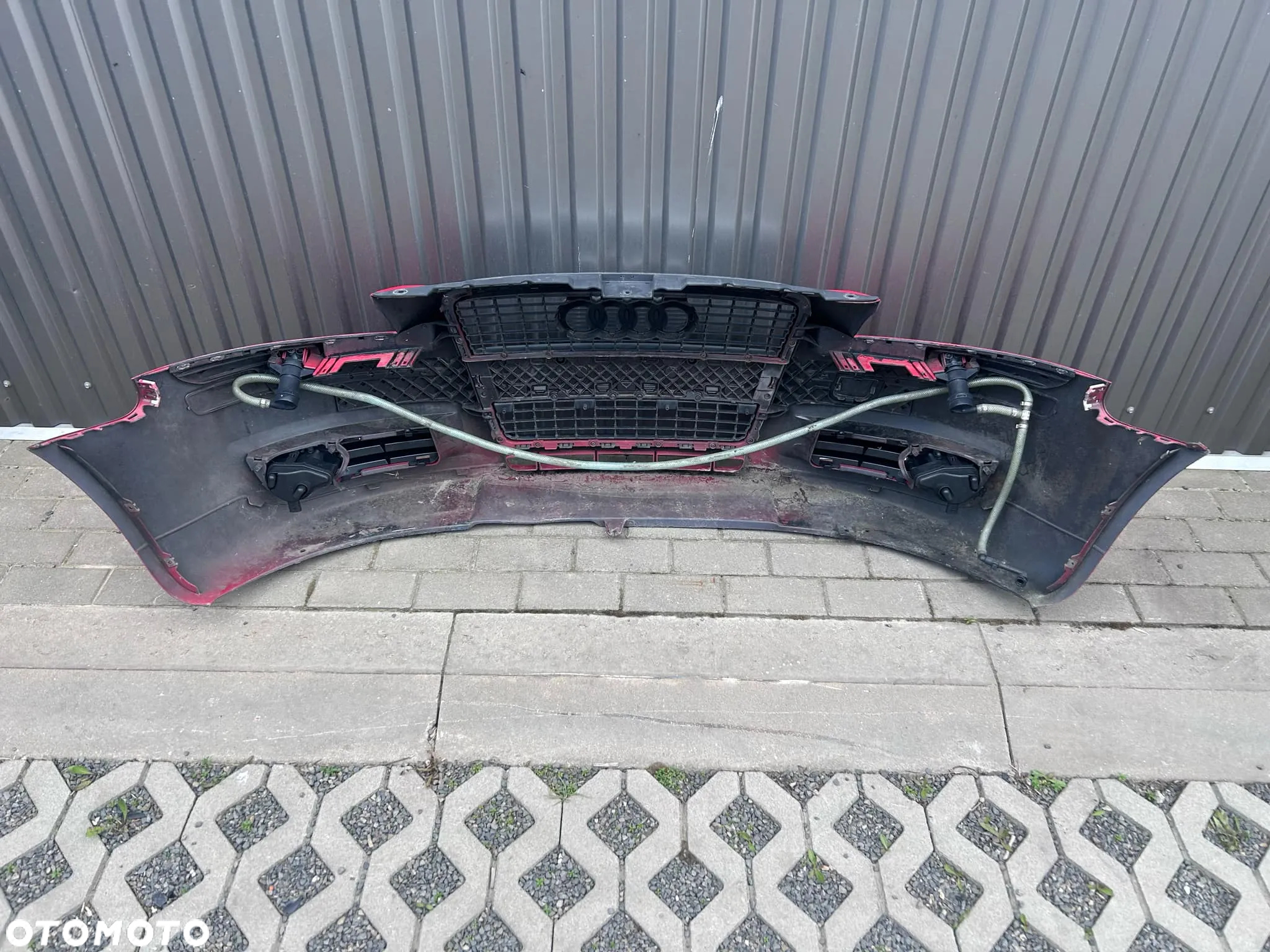 Audi A3 8P Duży grill zderzak przód przedni spryski LY3J kompletny 2005-08 - 7