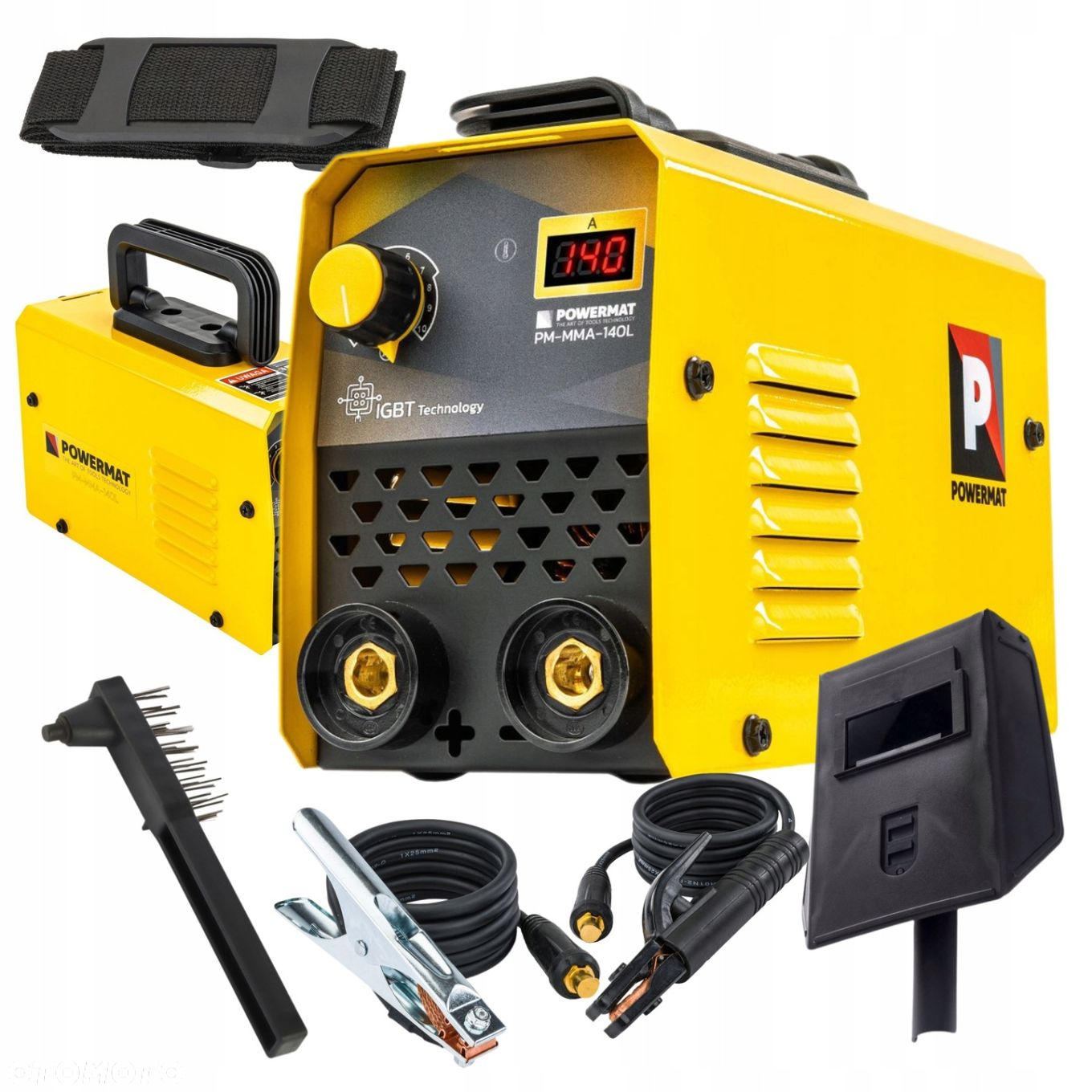 SPAWARKA INWERTOROWA IGBT MMA 5,8 kVA 20-140A  POWERMAT PM-MMA-140L - 13