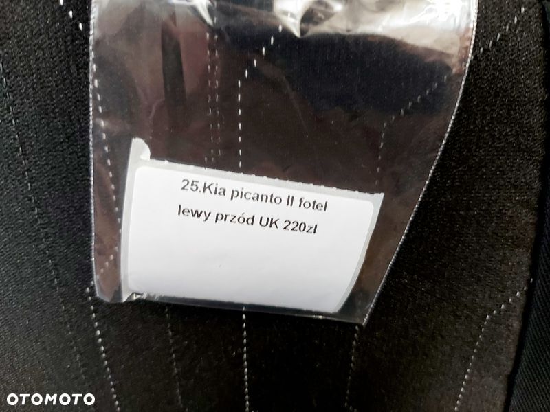 KIA PICANTO 2 II FOTEL LEWY PRZÓD PRZEDNI - 7
