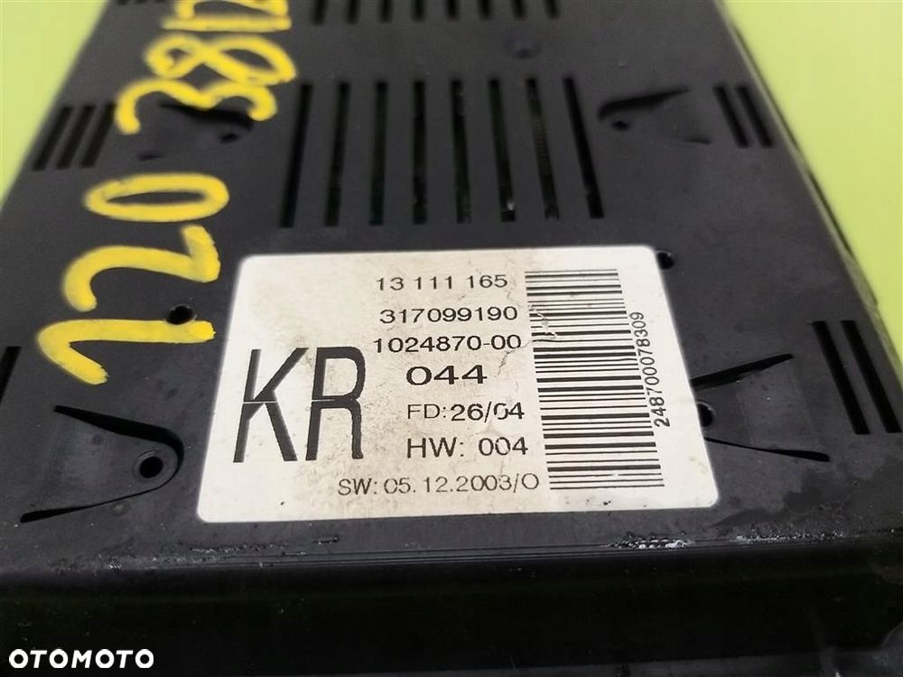 Radio+ wyświetlacz kpl Opel Astra III H 04-13 R 317099190 453116246 - 2