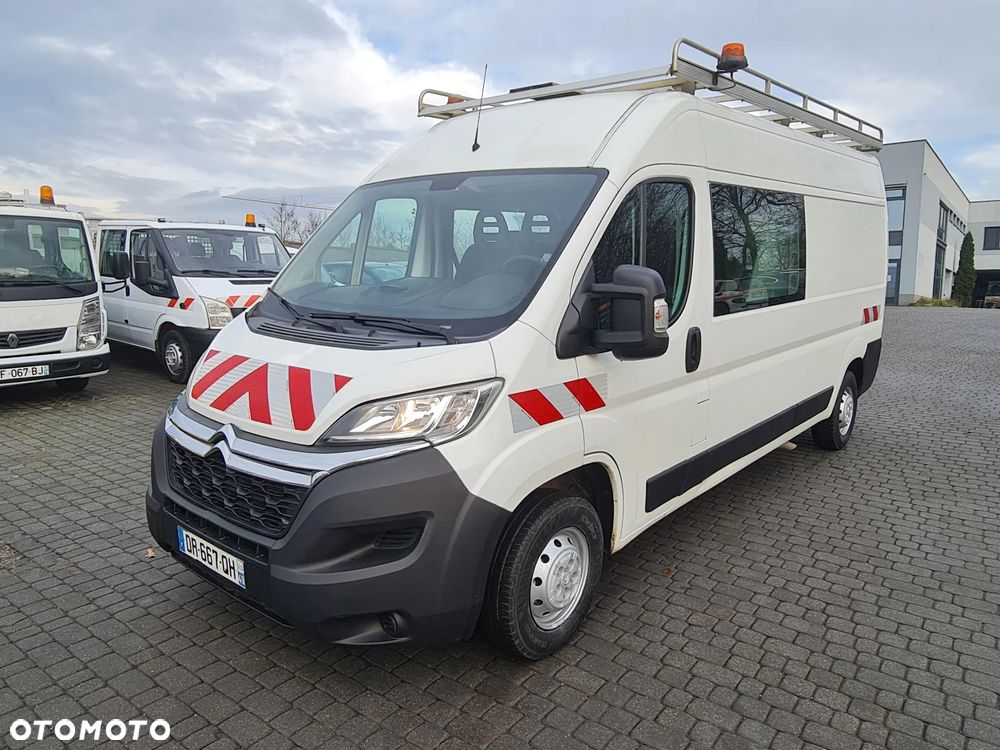 Citroën Jumper 2015r. Brygadówka 7 Osobowy L3H2 Klima Bagażnik Dachowy - 2